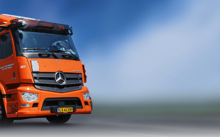 Book transport med en af MiniTrans' mange vogntyper
